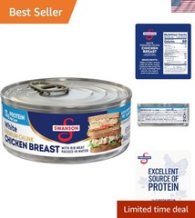 Swanson White Chunk Canned Chicken Breast – 4.5 Oz, Gluten Free Delight