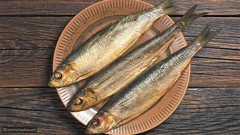 Salted SMOKE HERRING ( 1.750 Kg ) Free & fast Shipping رنجة مصرى مدخنة درجة اولى