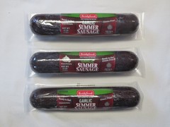 (3) Bridgford Ready To Eat Garlic Summer Sausage 16 Oz 8 Servings Gluten Free