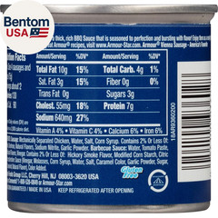 Star Vienna Sausage, BBQ Flavored, Ready to Eat Canned Sausage, 7G Protein per S