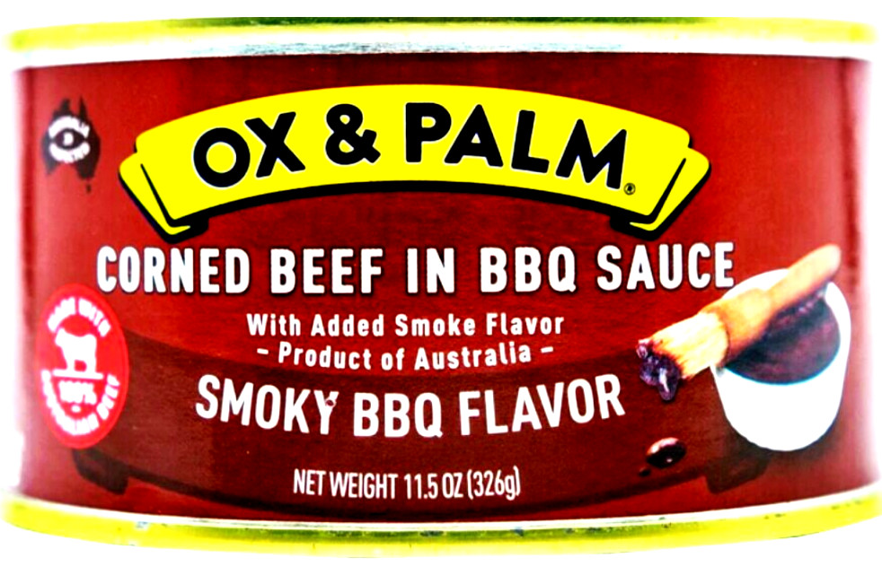 OX & Palm Corned Beef with Juices In BBQ Sauce Smoky BBQ 11.5oz(Pack of 6)9/2026