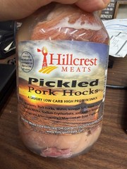 Hillcrest Meats Pickled Pork Hocks 2 Glass Jar Set