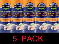 Wild Planet Albacore Wild Tuna 5 oz per can – 6-Count – 5 PACK