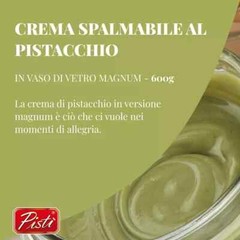 2 Pack – Pisti Cream of Pistachio from Sicily 600g Artisanal Italian Nut Spread