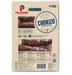 Chorizo Ideado Palacios. Importando De España 6.5 Oz