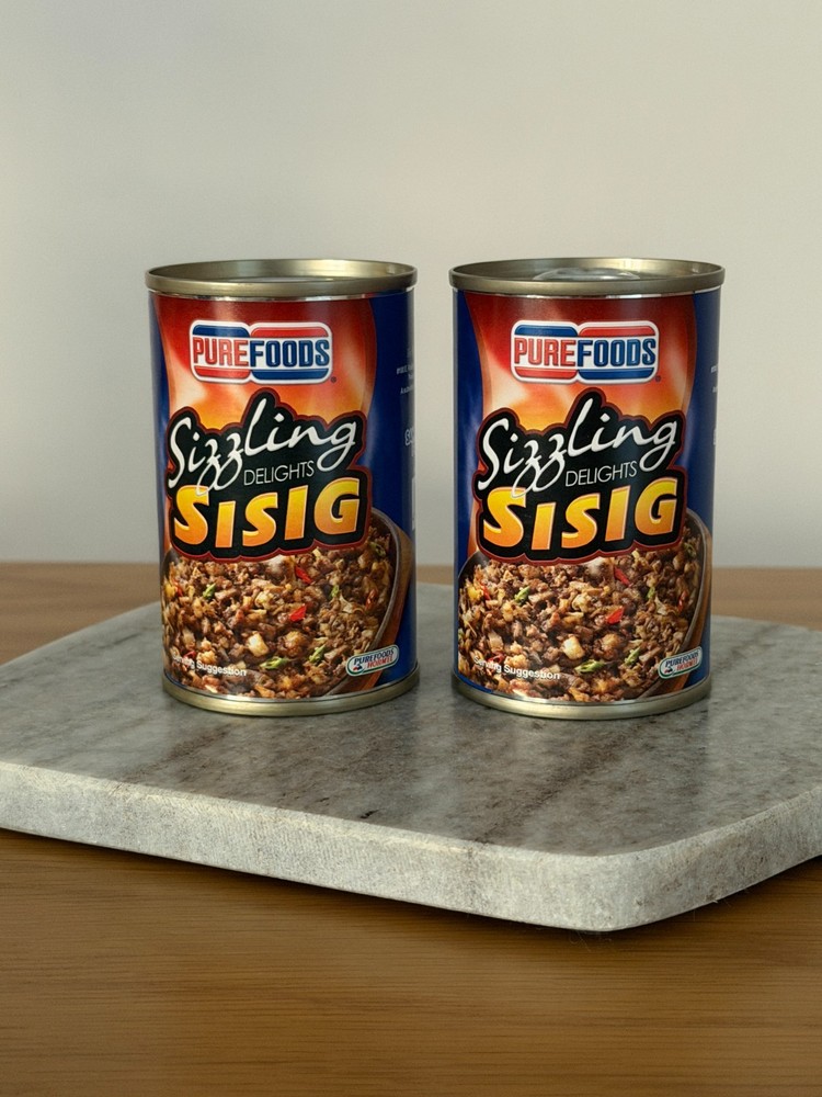 Purefoods Sizzling Delights Sisig – 150g – 2 cans – NEW !!