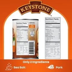Keystone Meats All Natural Heat and Serve Canned Pork, 14.5 Ounce (Pack of 2)