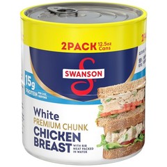 Swanson Chunk Chicken Breast – 98% Fat Free & Protein Rich – 25 oz Total