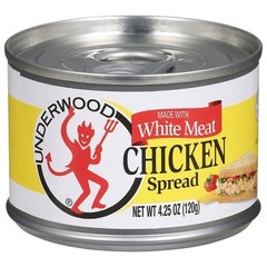 Underwood White Meat Chicken Spread, 4.25 Ounce, 24 Per Case