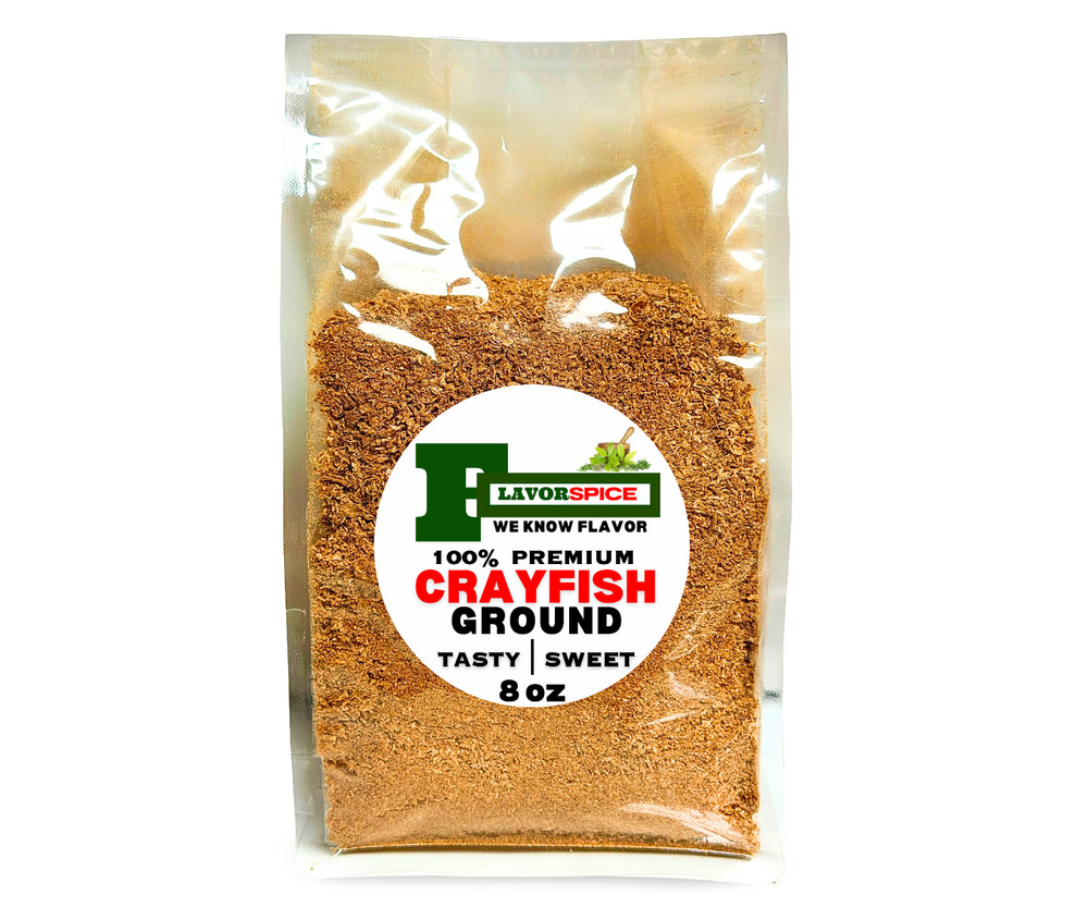 Crayfish Ground 8oz | 1 pack | Sweet and Tasty For your local African Soup