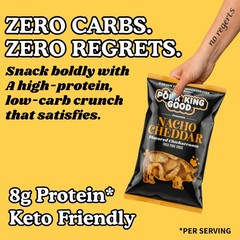 Nacho Cheddar Pork Rinds Chicharrones 4 Pack Snacks