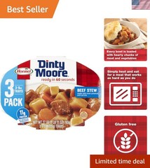Dinty Moore Beef Stew – 9 Ounce (3-Pack) | Savory & Gluten-Free Comfort Food