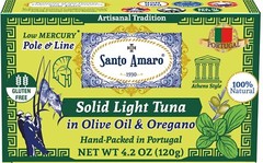 Santo Amaro 3 Flavor Variety Pole & Line Wild Tuna Fillets in Virgin Olive Oil