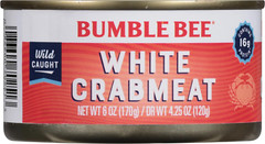 Wild Caught White Flake Crab Meat, 6 Oz Can, 16G Protein