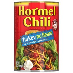 HORMEL 12pk 15oz Turkey Chili No Bean, Canned Shelf Stable
