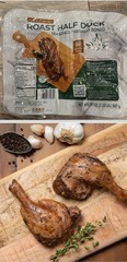 Fully Cooked Roast Half Duck, Seasoned, Partially Boned, 20 oz, 2 Pack