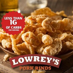 Microwave-Ready Bacon Curls Chicharrones – 1.75oz, 6-Pack Flavor