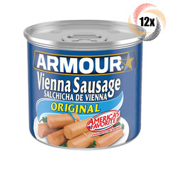 12x Cans Armour Star Original Flavor Vienna Sausages | 4.6oz | Fast Shipping!