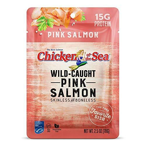 Chicken of the Sea Premium Skinless & Boneless Pink Salmon, 2.5 oz. (Pack of 12)