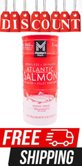Member’s Mark Canned Atlantic Salmon, 24 grams protein per can (7 oz., 5 pack.)