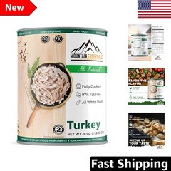 Versatile 28 Oz Canned Turkey – Gourmet Meal Solution with 5- Shelf Life