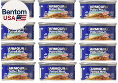 Pack of 12 Potted Meat Made with Chicken and Pork 3 Oz.