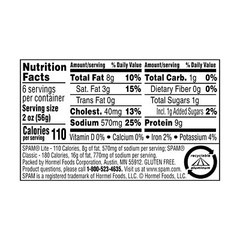 Spam Lite, 12 Ounce Can (Pack of 12)