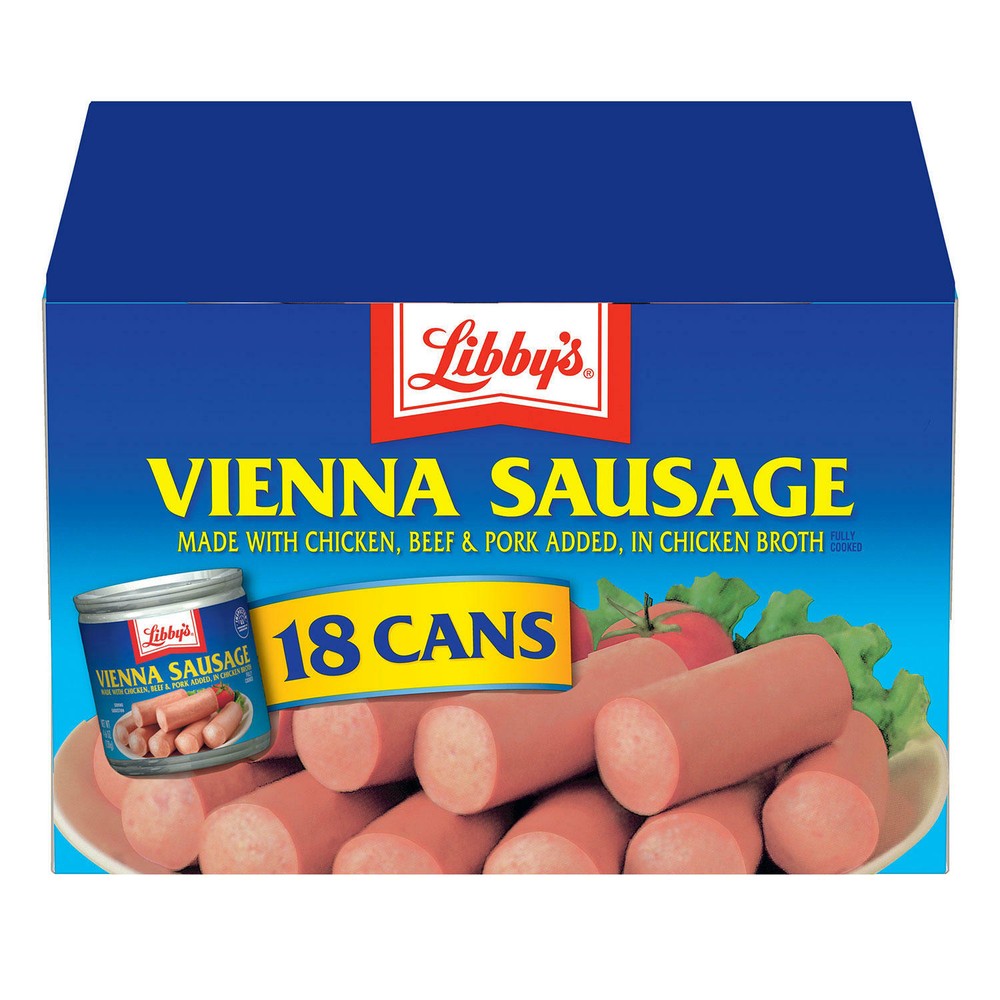 Libby’s Vienna Sausage (4.6 oz., 18 pk.) 2 Count = 36 cans