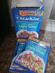 12 Pouches of Dolphin Safe Chunk Light Tuna in Water – 70 Calories, Ready to Eat