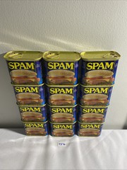 SPAM Luncheon Meat 12 oz, Pack of 12 , (T570) BB 05/2027, Free Shipping