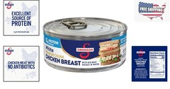 4.5 oz Swanson Chunk Chicken Breast: Fully Cooked, Protein-Rich & 98% Fat Free