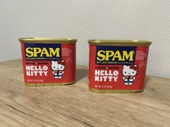 SPAM Hello Kitty Limited Edition 25% Less Sodium Pork Meat, 2-Pack 12 oz