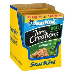 Tuna Creations BOLD Jalapeño Pouch 2.6 oz 12 Pack Wild Caught High Protein