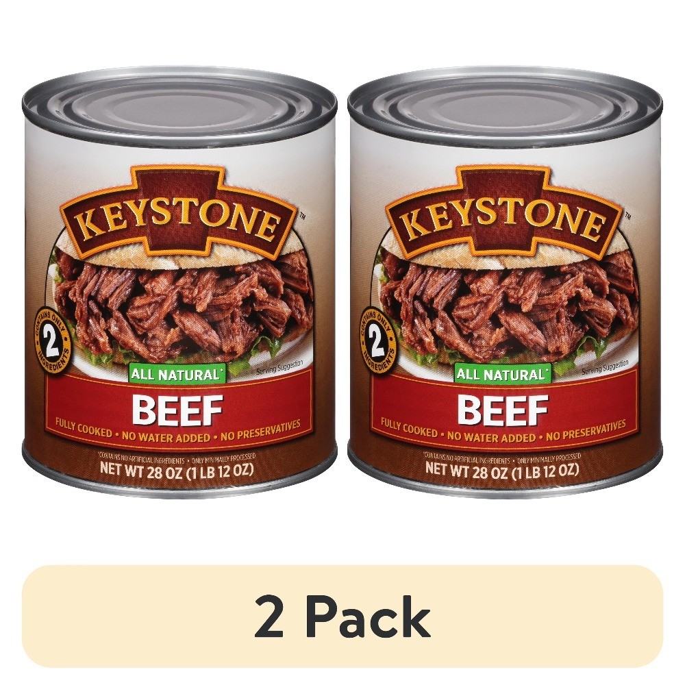 All Natural Beef Premium Quality Canned Meat 28 oz Twin Pack