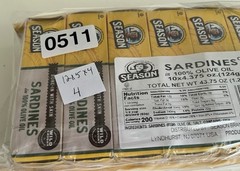 Season Sardines in Olive Oil, 9-count, 4.75 oz Each Total 47.5 oc