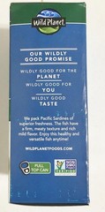 Wild Planet Wild Pacific Sardines 6 x 4.4 Oz Cans in Extra Virgin Olive Oil