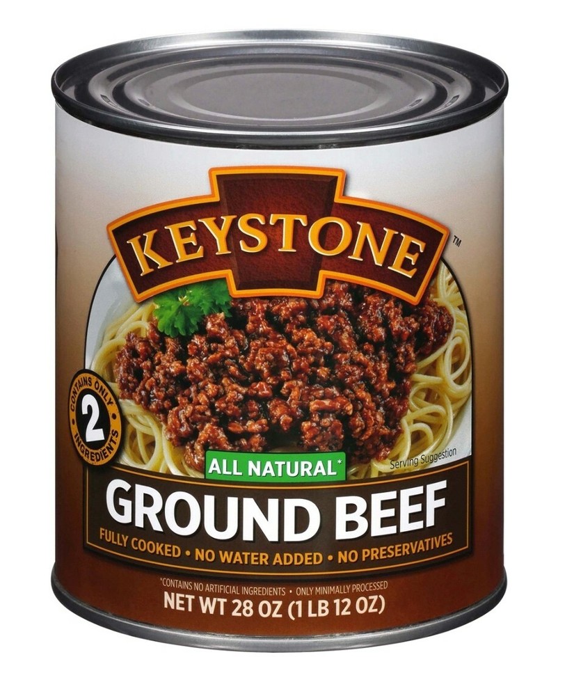 Keystone All Natural Ground Beef 28 Oz Can