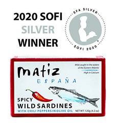 Matiz Sardines Variety Pack Wild Caught Spanish Waters 10 Tins Olive Oil Sweet