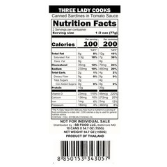 Canned Sardines in Tomato Sauce, 5.47 oz (Pack of 10), Wild Caught Sardines, …