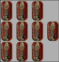  Titus Sardines in SOY BEAN Oil, 125g, Pack of 50