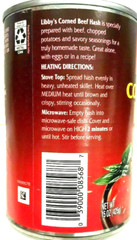 Libby’s Corned Beef Hash 15 oz ( Pack of 3 ) ~ Exp 9/2024