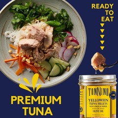 Tonnino Tuna Fillets with Lemon & Pepper in Olive Oil – 6.7 OZ
