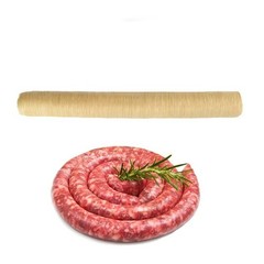 15M*18mm Sausage Casing Meat Filler Machine Nozzle Shell Maker Kitchen Tool