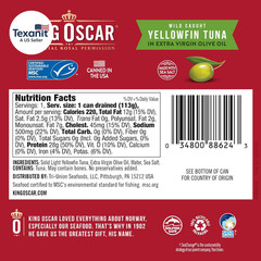 Yellowfin Tuna in Extra Virgin Olive Oil, 5 Ounce Cans (Pack of 6), Wild Caught