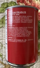 4 Cans of SOUTHGATE CHILI With Beans 15oz Cans..New Labels Exp. Date 02/2029