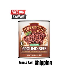 Keystone All natural Ground Beef 28 oz Can, Free Shipping