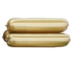 5 Meters Food Grade Yellow Plastic Sausage Casings Sausage Width 48-50mm Shell