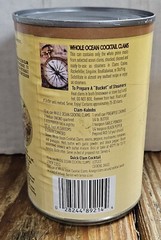 Gordon’s Chesapeake Classics 15 oz Whole Ocean Cocktail Clams Free Ship 4 pack