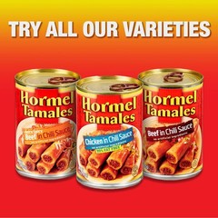 HORMEL Chicken Tamales, Canned Tamales, 15 Oz Pack of 12