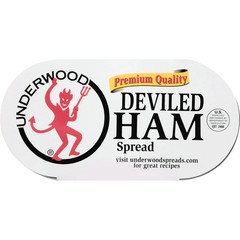 Underwood Deviled Ham Spread 4.25 oz Cans 4 Pack Shelf Stable Sandwich Meat